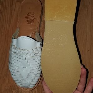 COPY - Espiritu huarache leather slides